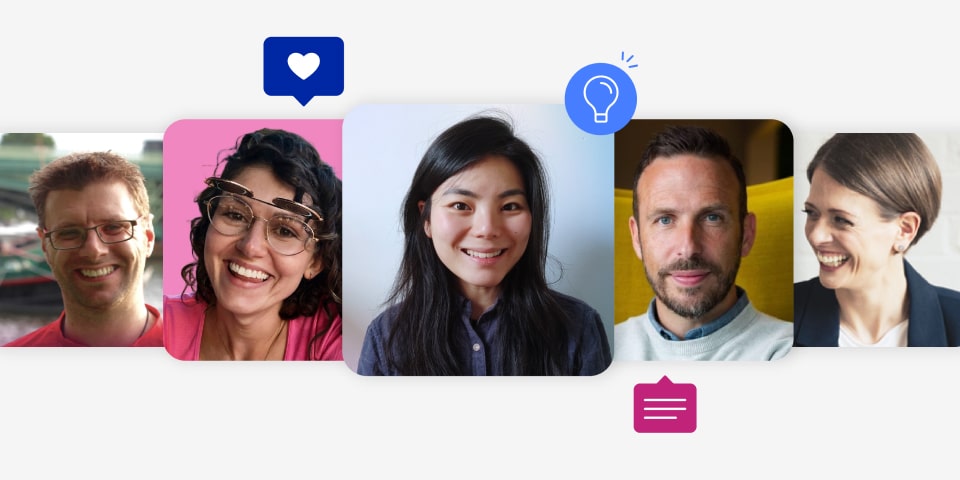 Profiles of UX Design Institute mentors