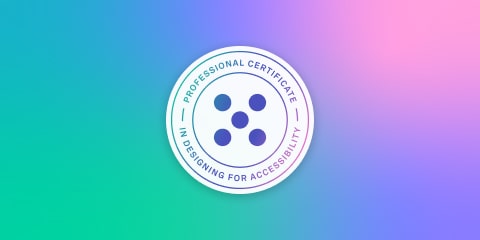 Accessibility course badge