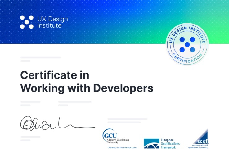 Working with Developers certificate