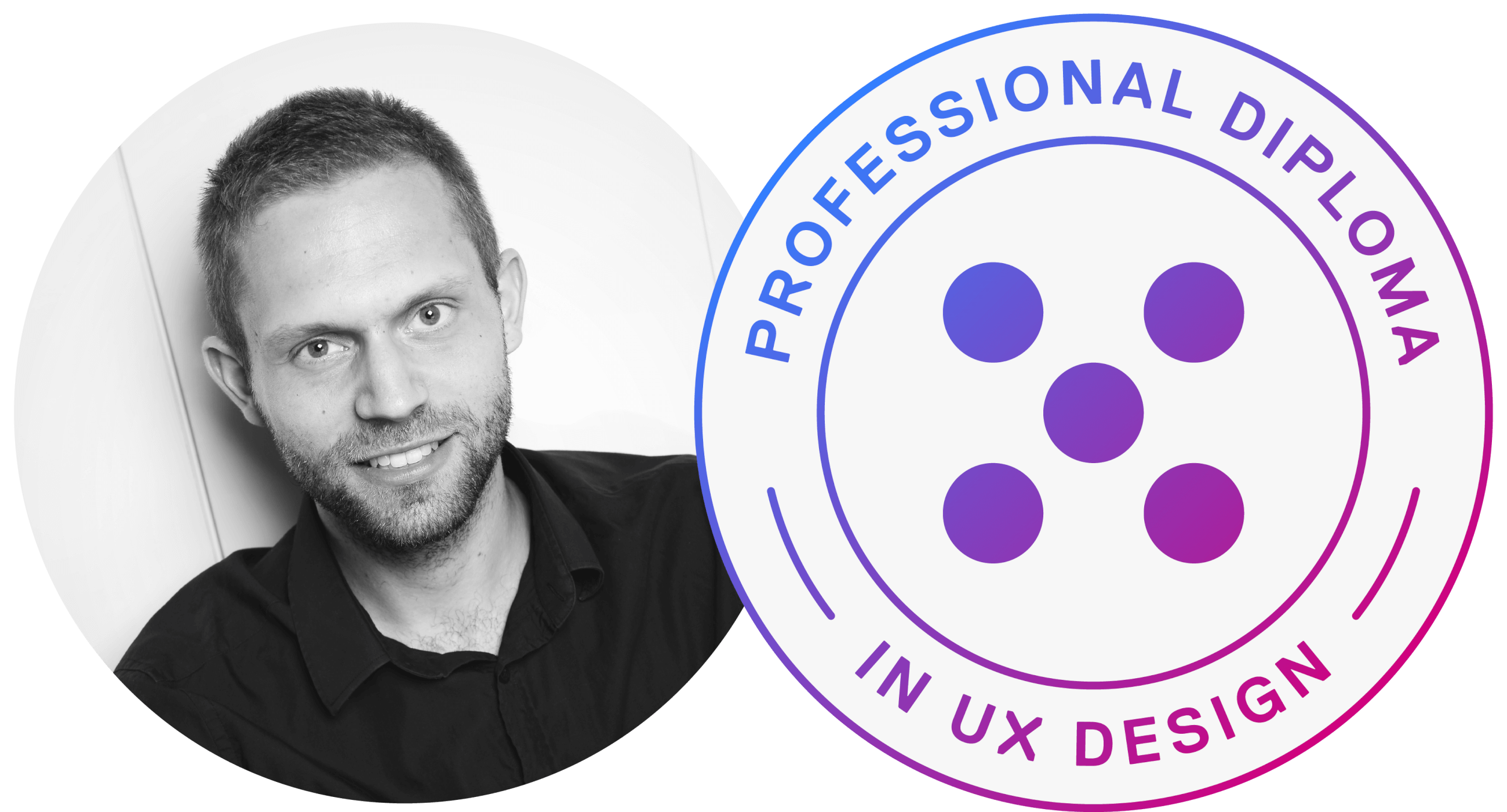 UX graduates in action, stepping into 2026 3 Andreas Karamalikis Professional Diploma in UX Design graduate from the UX Design Institute