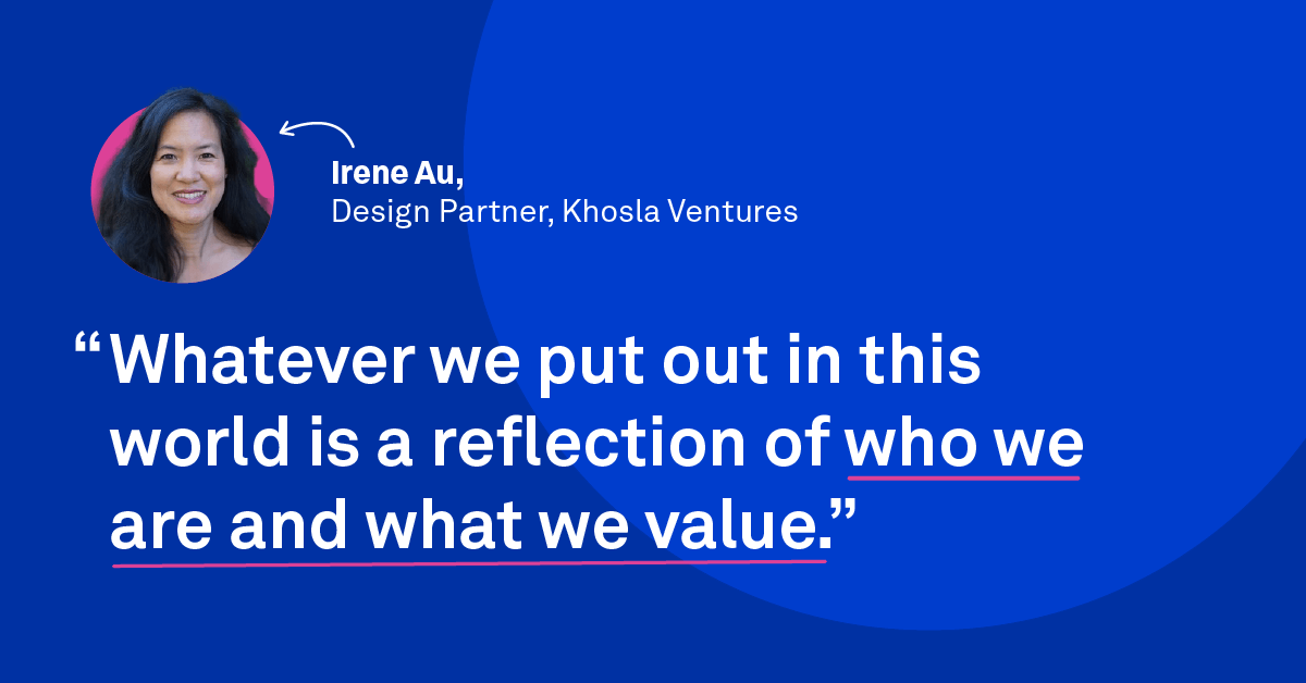 Celebrating women in UX: 10 design leaders who inspire us 3 Irene Au quote