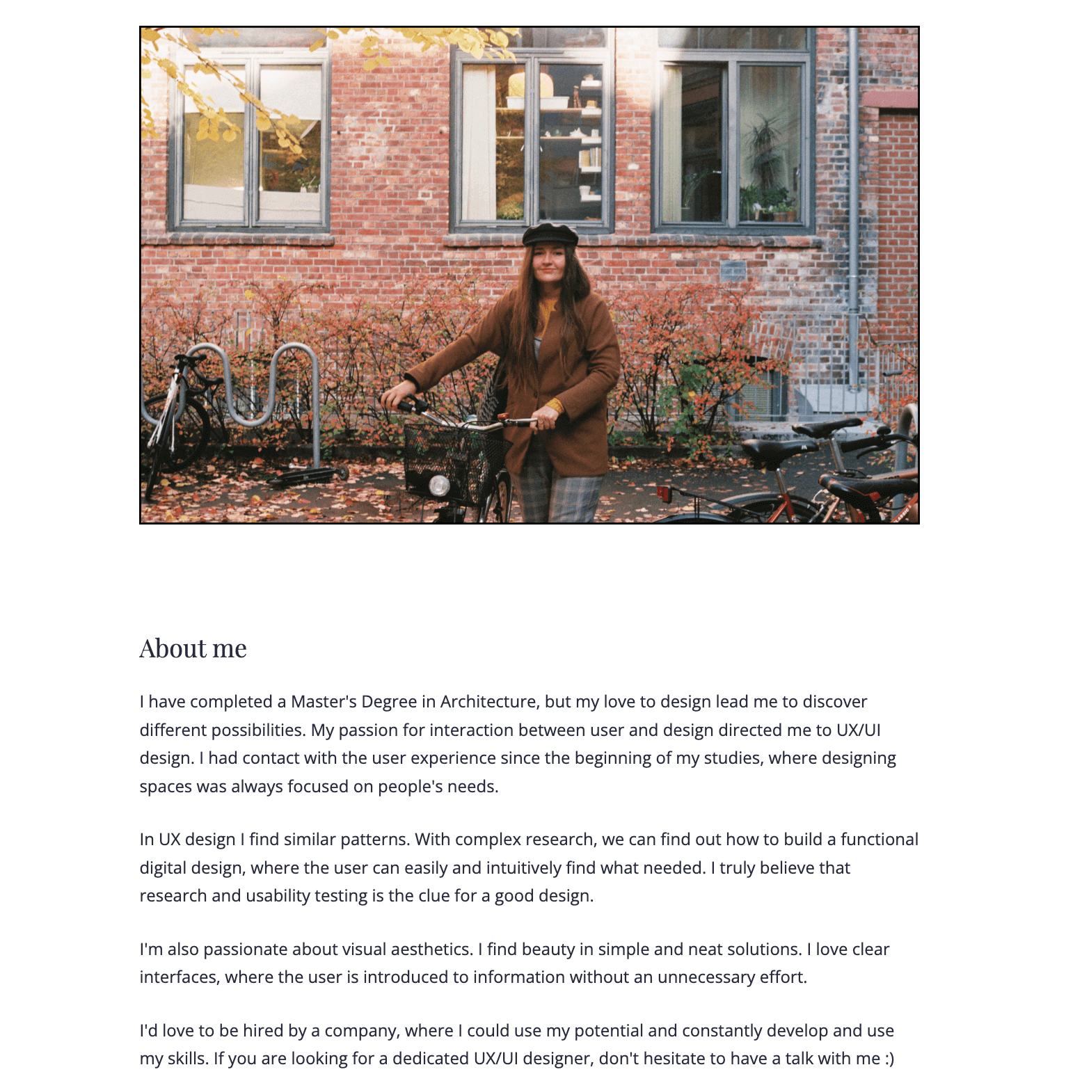 6 inspirational UX design portfolios created by our graduates 18 Kinga portfolio