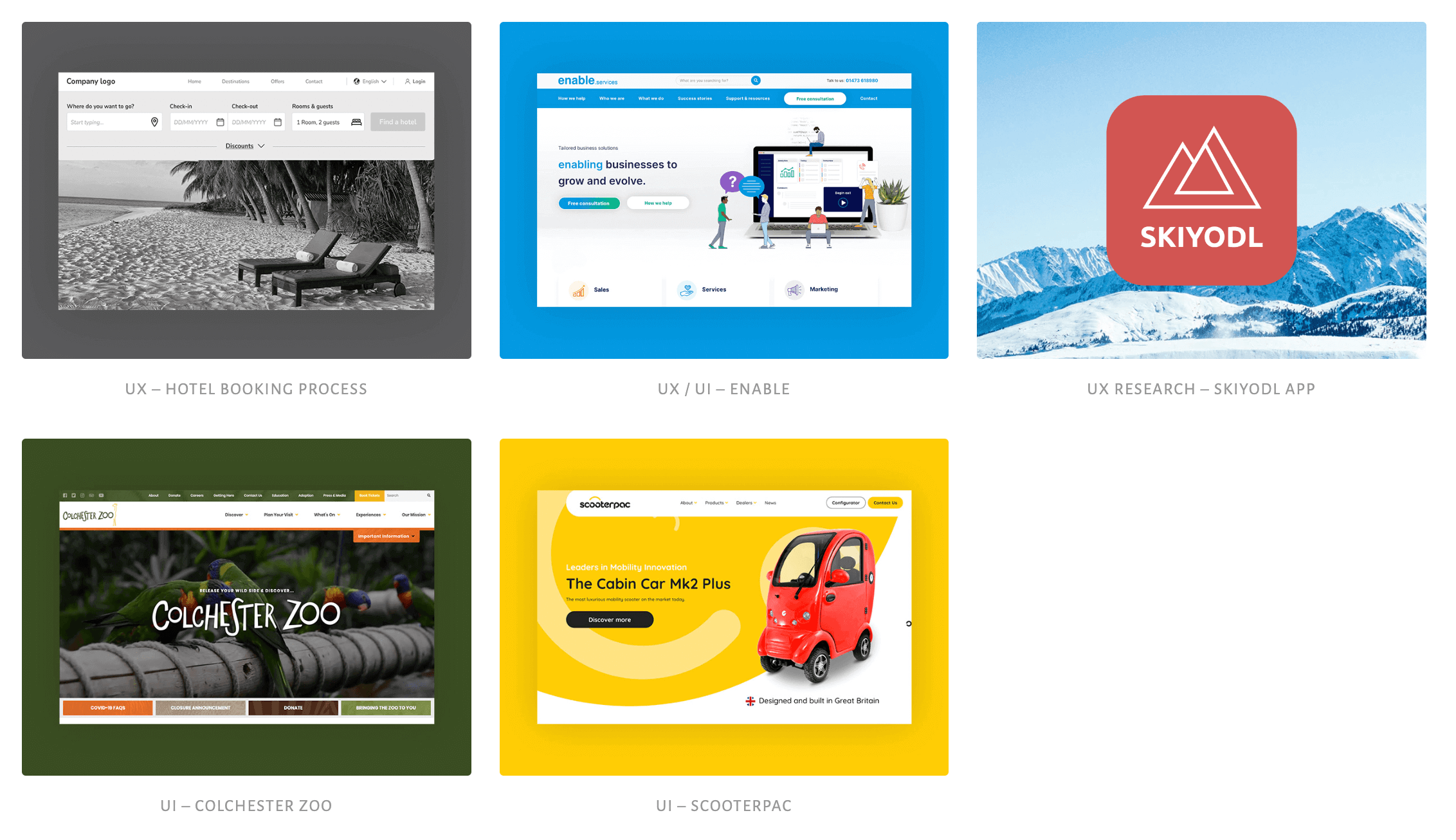 6 inspirational UX design portfolios created by our graduates 16 Sarah portfolio 2