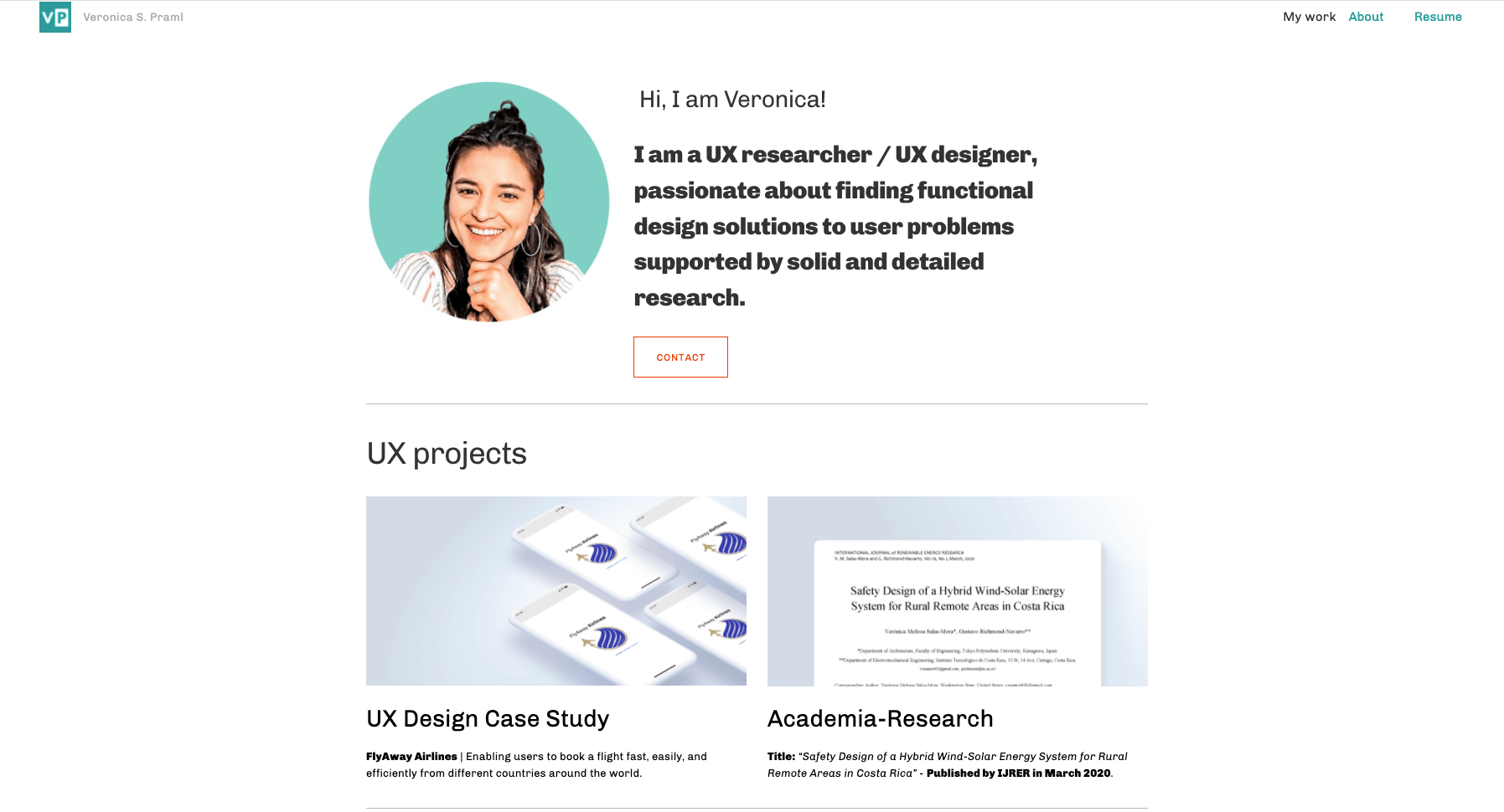 What exactly is a UX portfolio, and what should you include in yours? 2 veronica praml ux portfolio