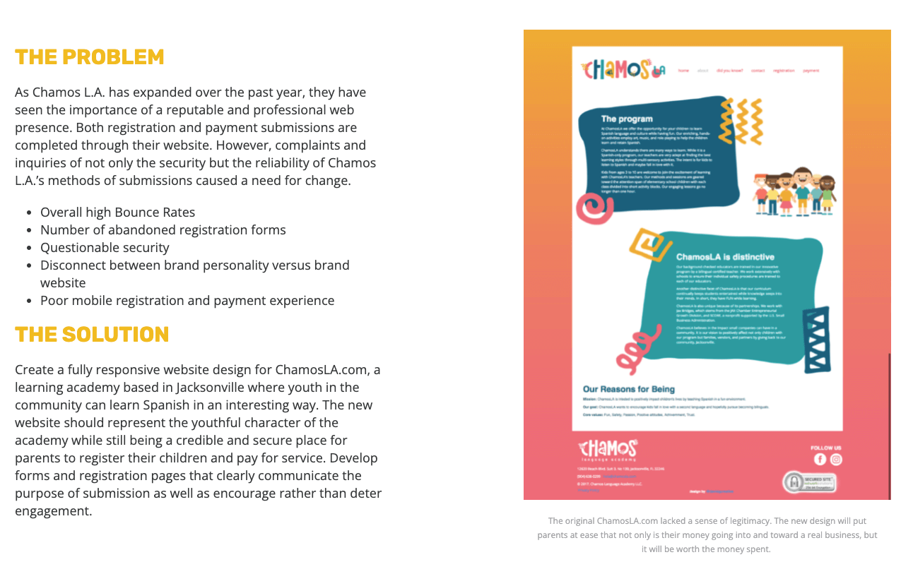 How to create a UX portfolio from scratch: Your step-by-step guide 18 Daniella Gonzalez portfolio