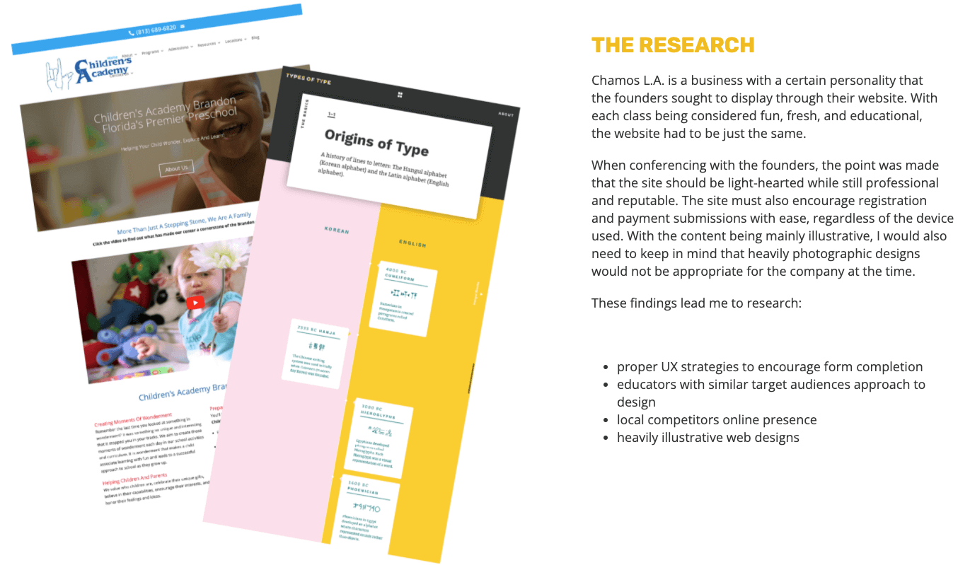 How to create a UX portfolio from scratch: Your step-by-step guide 19 Danielle Gonzalez portfolio work