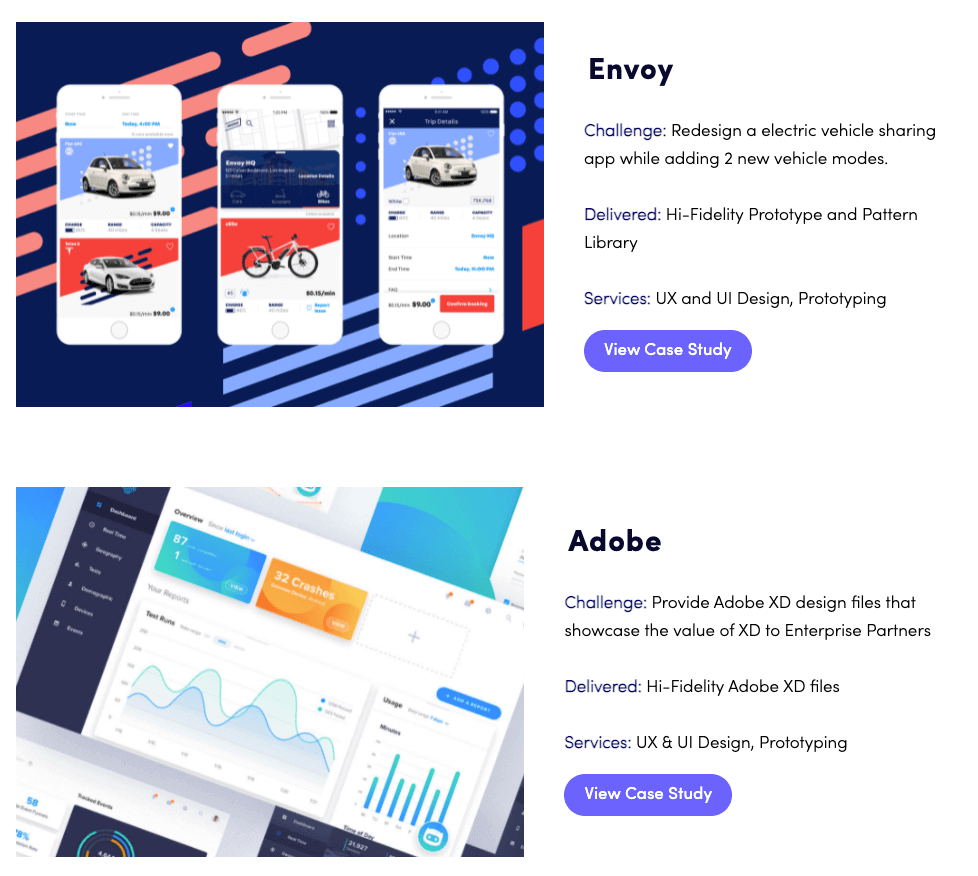 8 UX portfolio tips & best practices all designers should follow 12 Elize's UX portfolio work