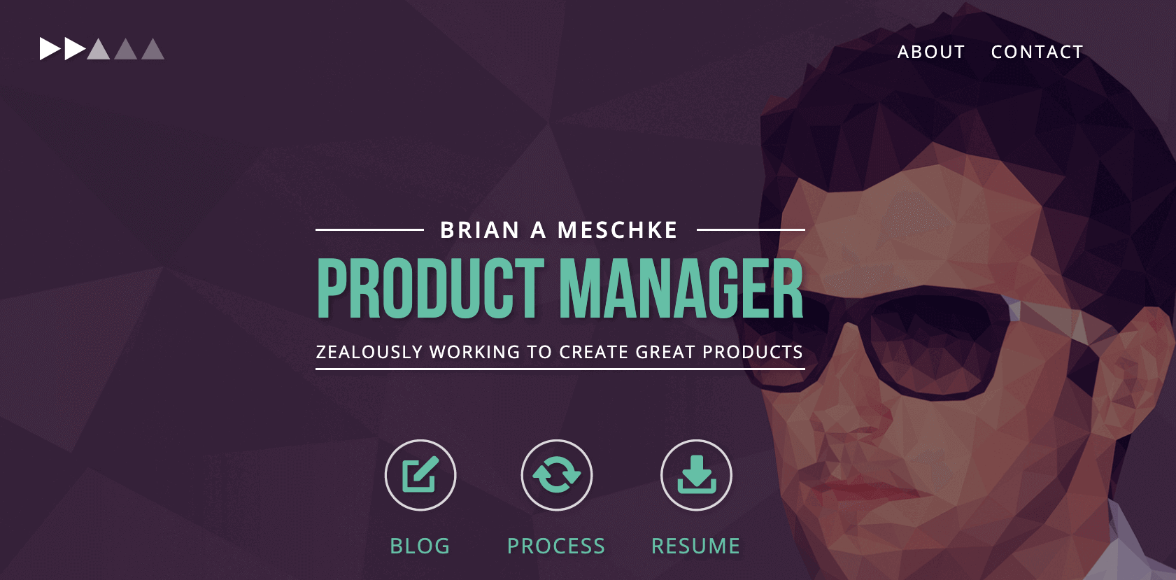 The top 10 UX portfolio builders (and their pros and cons) 6 Brian Meschke UX portfolio