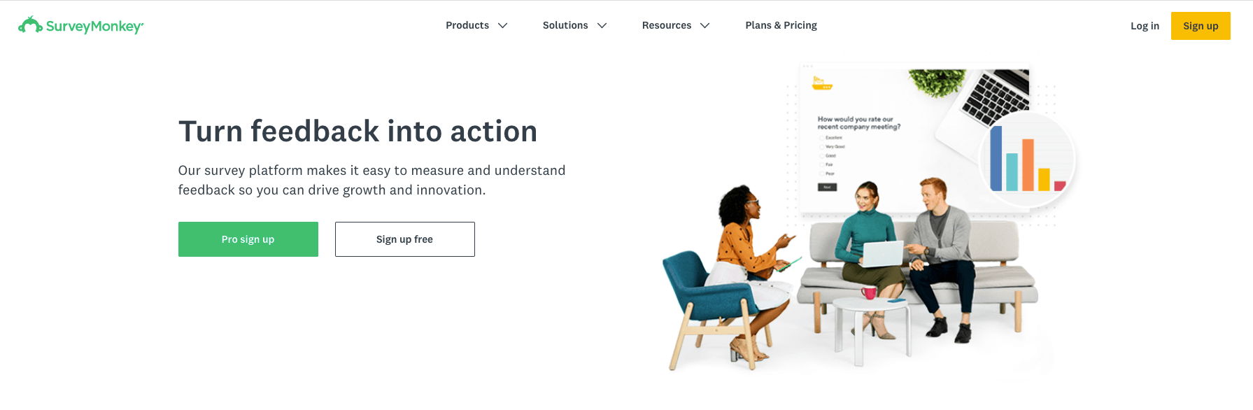 The ultimate guide to the best UX Design tools in 2023 4 SurveyMonkey ux research tool website