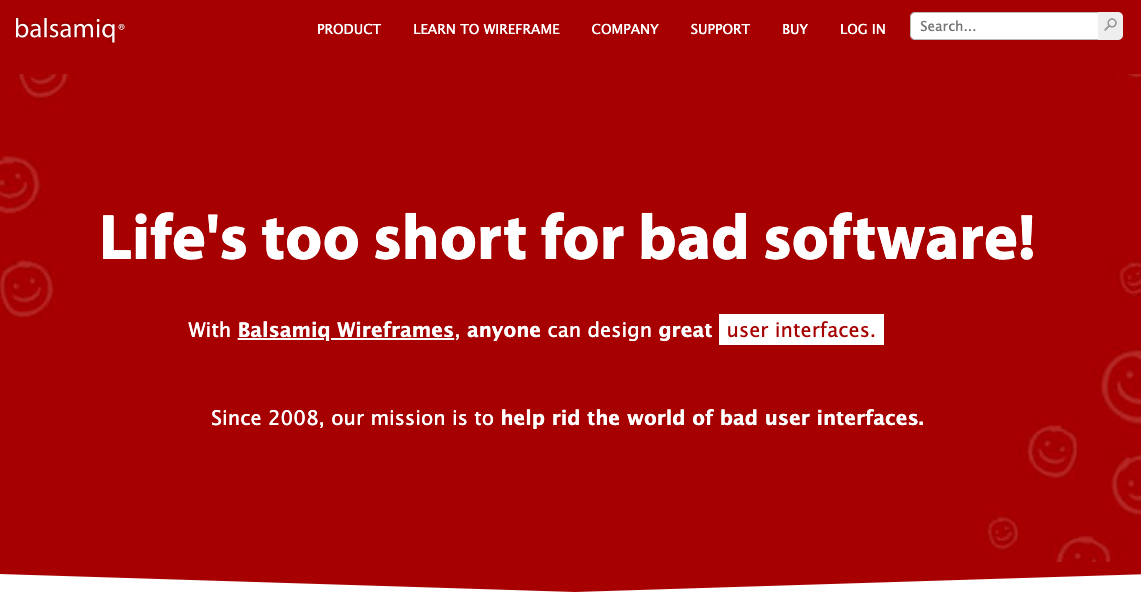 The ultimate guide to the best UX Design tools in 2023 14 Balsamiq UX wireframing tool's homepage