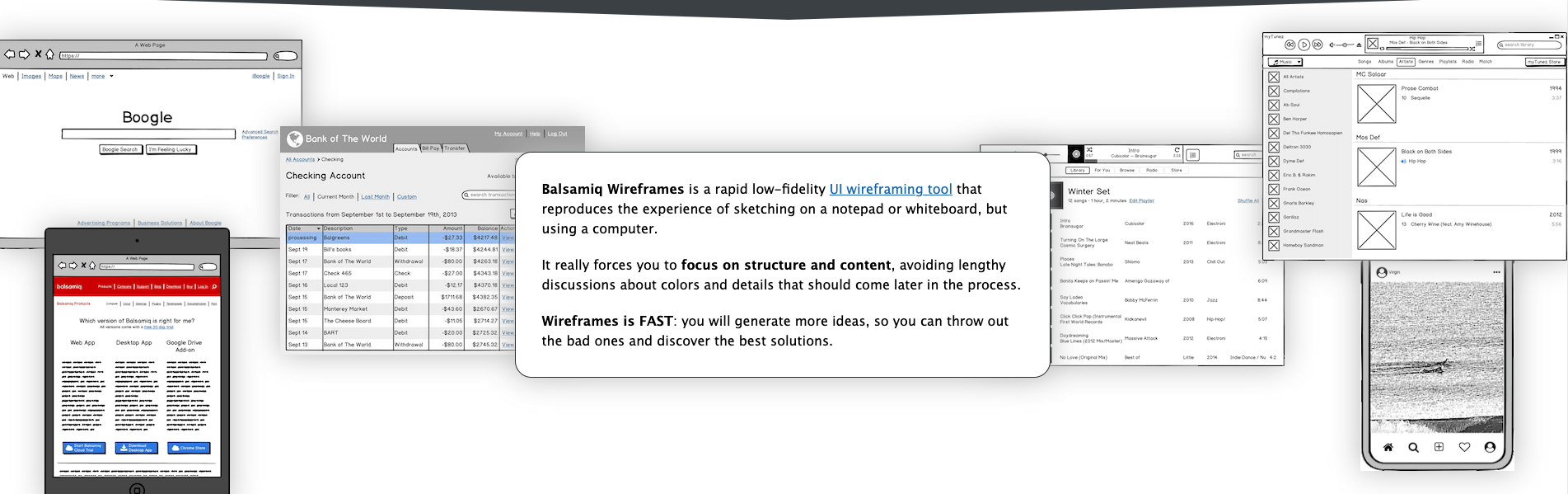 The ultimate guide to the best UX Design tools in 2023 15 Balsamiq's low fidelity UI wireframing tool