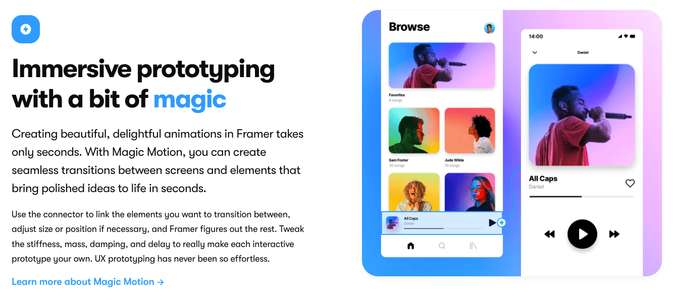 The ultimate guide to the best UX Design tools in 2023 20 Framer prototyping capabilites explained