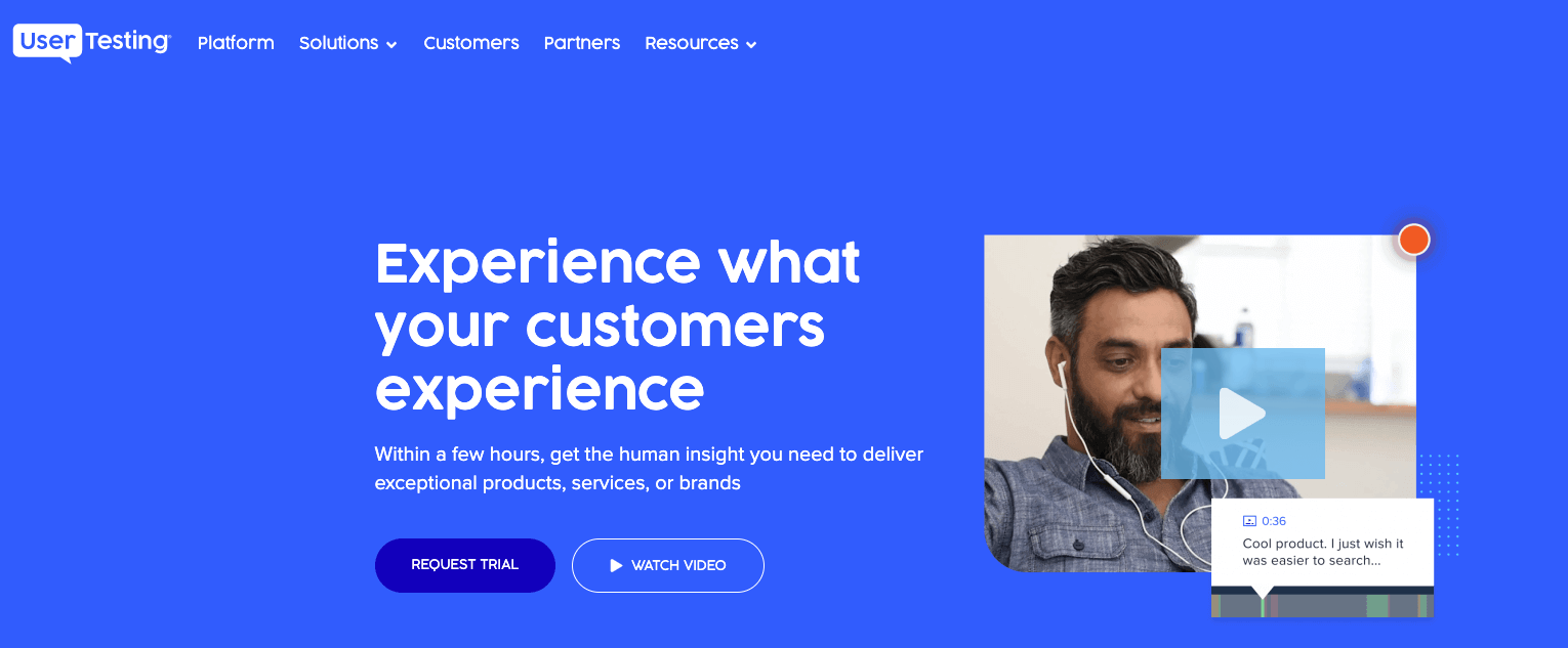 The ultimate guide to the best UX Design tools in 2023 33 UserTesting usability testing tool website