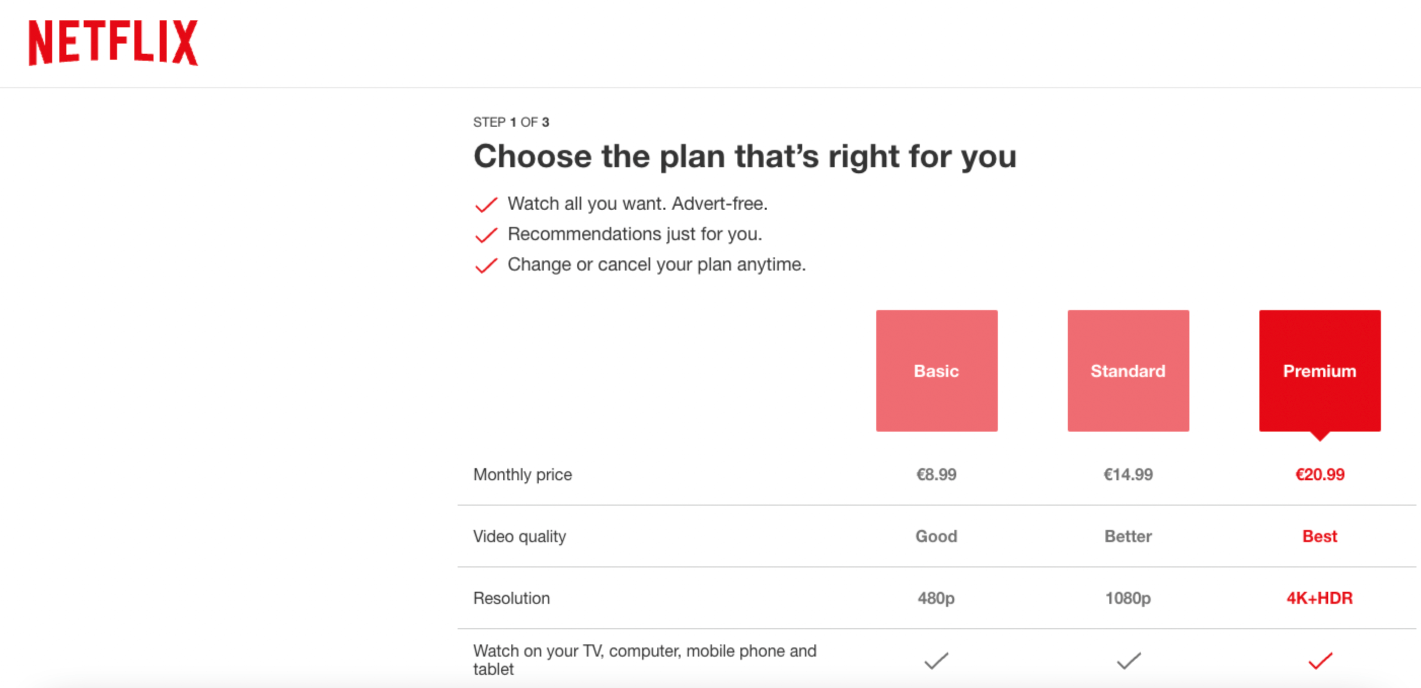 Less is more: How stripping back can improve UX Design 4 netflix less is more