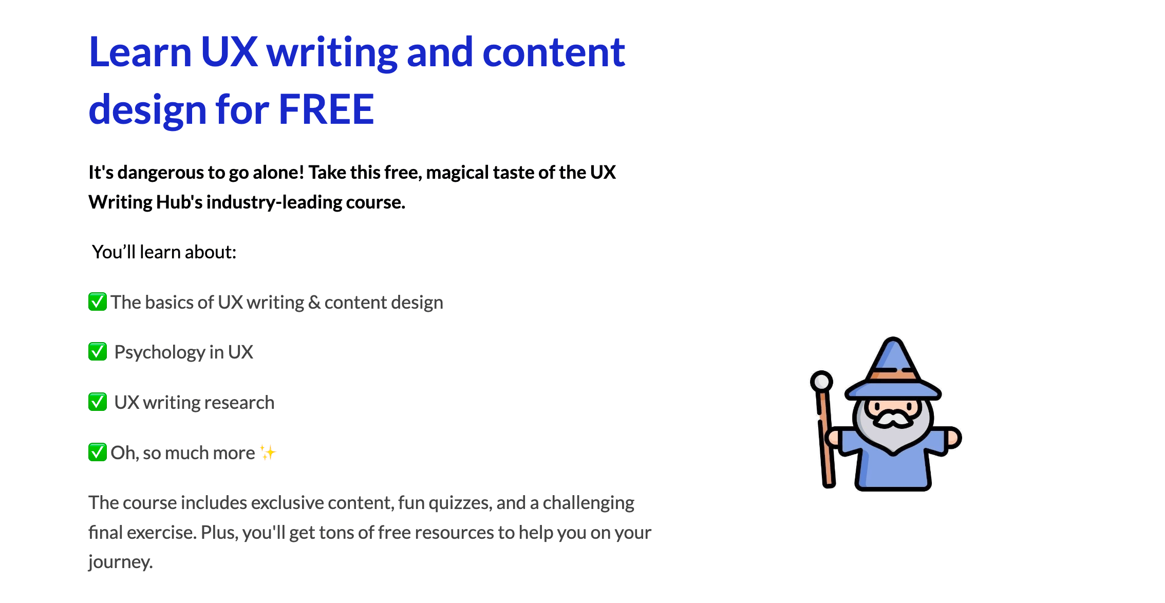 8 of the best free UX design courses in 2025 5 UX Writing Hub’s A Taste of UX Writing