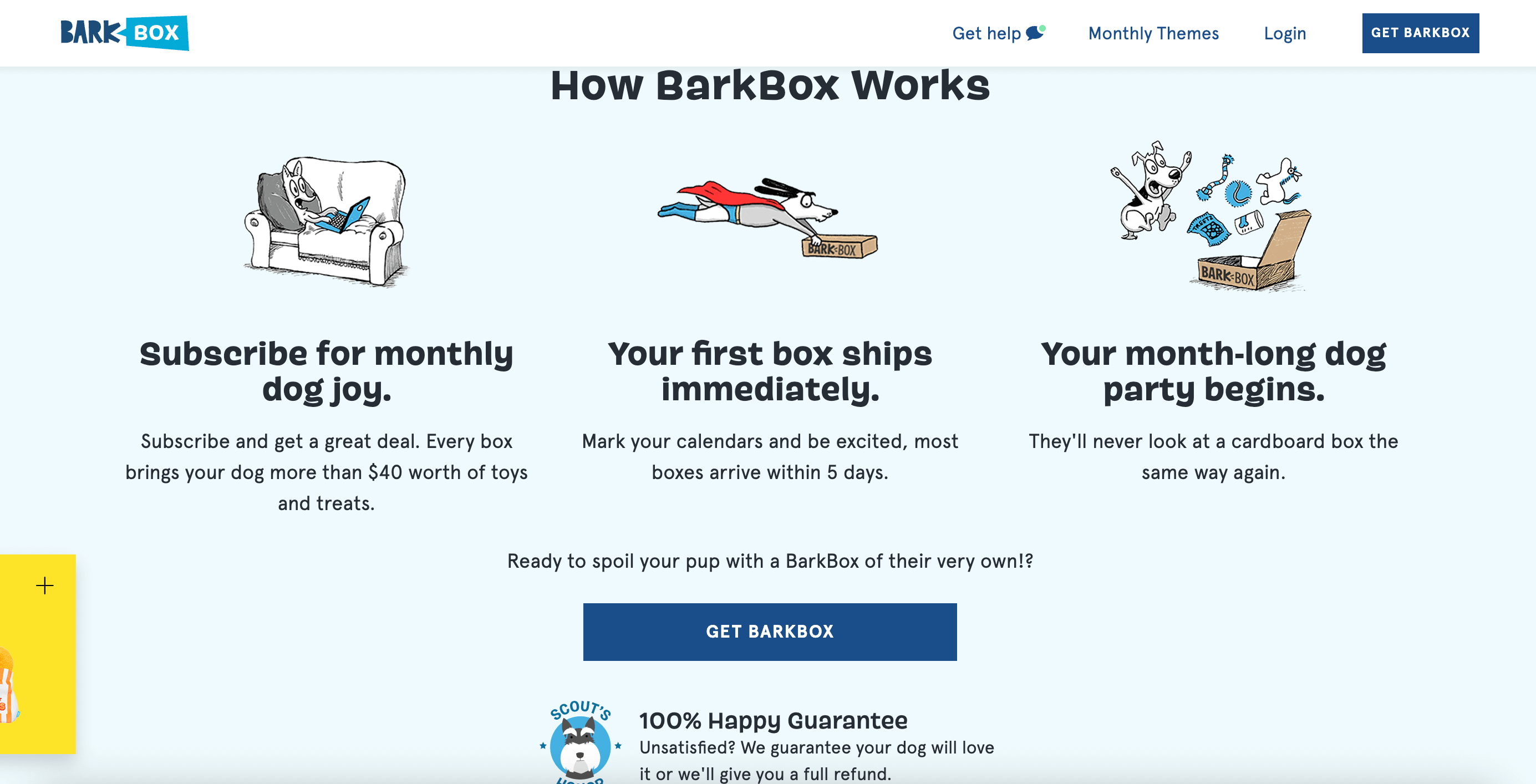 How to use storytelling in UX design 4 Barkbox 2