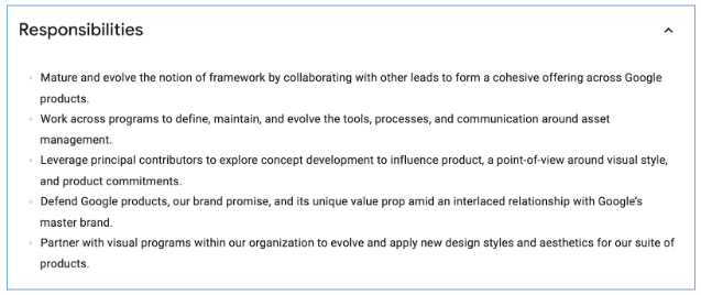 Visual Design vs. UI Design: What’s the Difference? 6 google visual designer job ad part 2