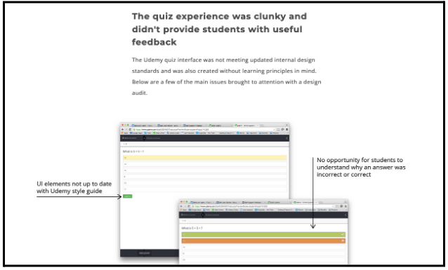 How to present a UX design case study 4 defining the problem