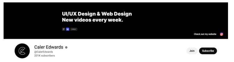 The top 9 UX YouTube channels to follow in 2023 8 Caler Edwards