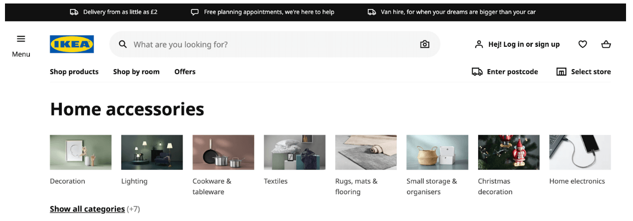 7 principles of icon design all UI Designers should follow 2 ikea homepage icons