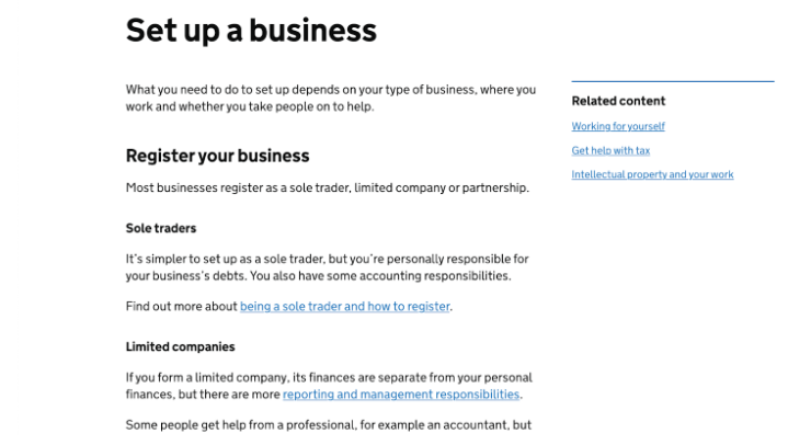 How to design accessible and inclusive content (and why it matters) 2 gov.co.uk example