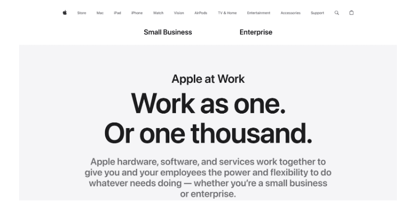 The 6 most important content design principles (with examples) 5 apple cohesiveness example