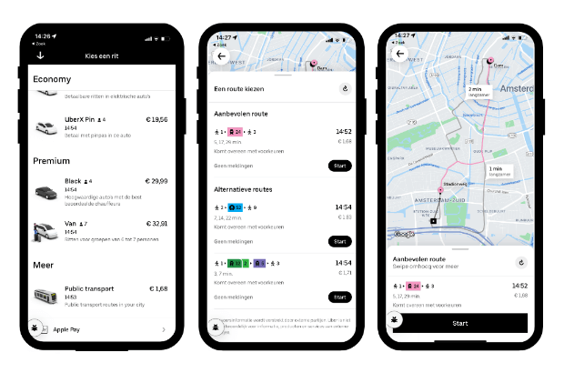 Designing for mobile: 5 best practices for UI designers 6 uber mobile design example