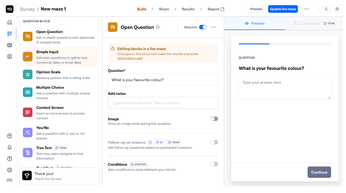 The best online survey tools to use in 2024 9 Screenshot 2023 12 08 at 15.29.05