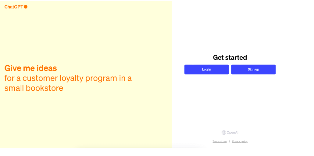 The top 8 AI tools for UX 5 Screenshot of ChatGPT