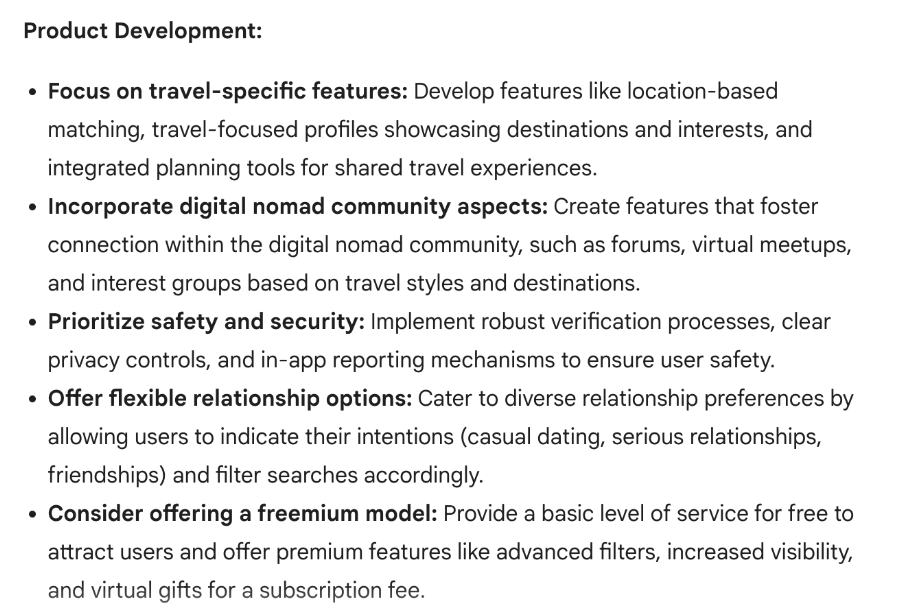 What is Gemini AI (formerly known as Bard AI) and how can you use it to become a better UX designer? 11 Screenshot of Gemini AI responding to an action-plan request