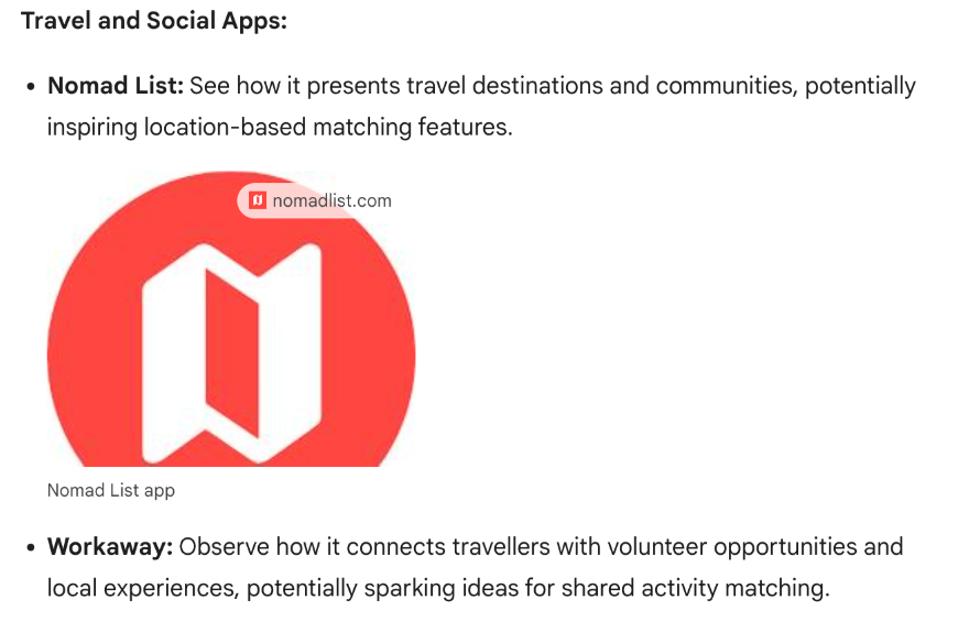 What is Gemini AI (formerly known as Bard AI) and how can you use it to become a better UX designer? 17 Screenshot of Bard/Gemini AI responding to design inspiration request