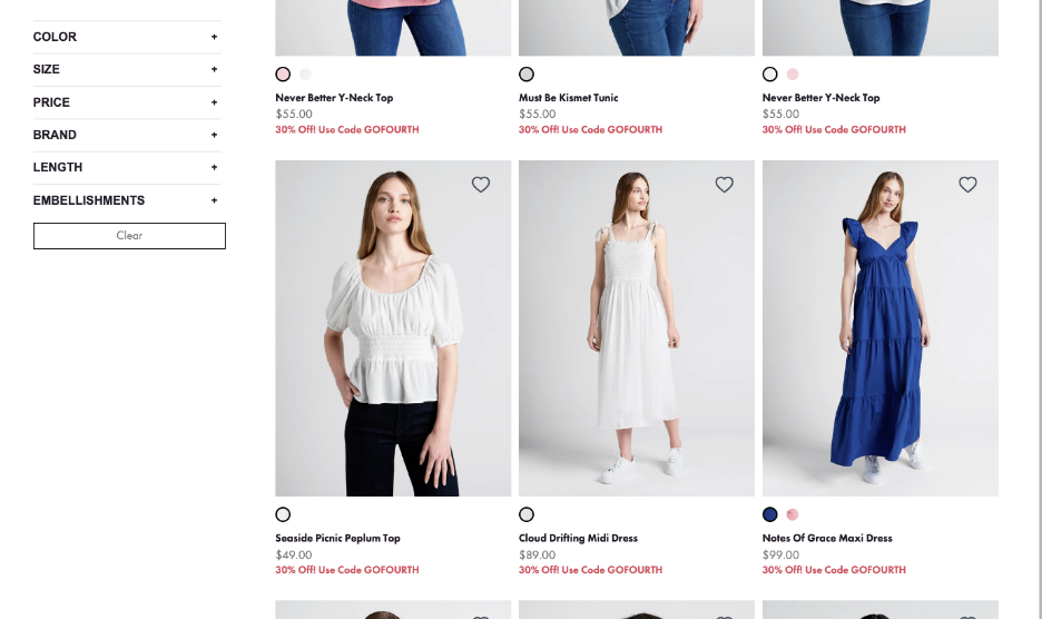 10 content design examples to take inspiration from 15 Screenshot of the Mod Cloth Website