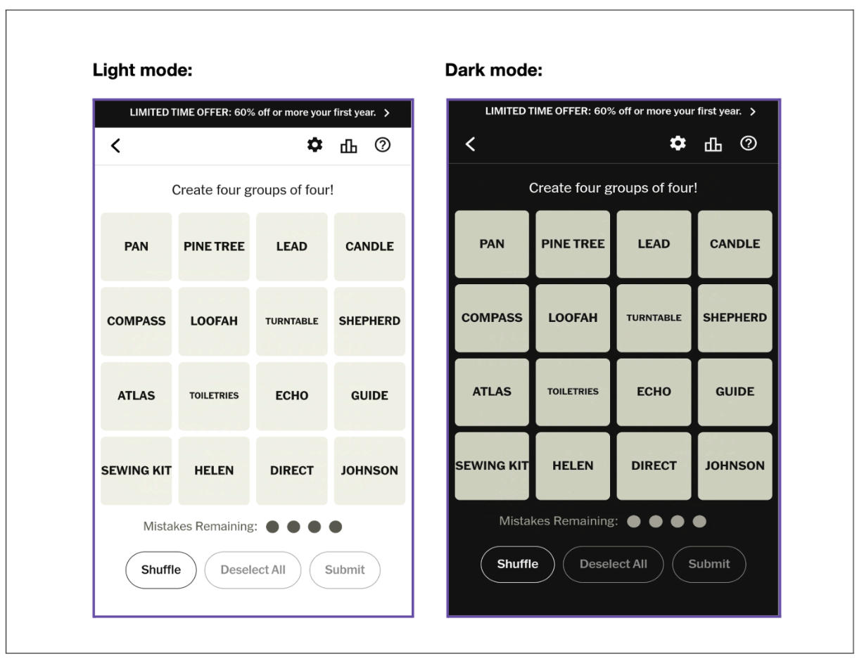 How to design for dark mode: a practical guide 2 Illustration to demonstrate white mode and dark mode.