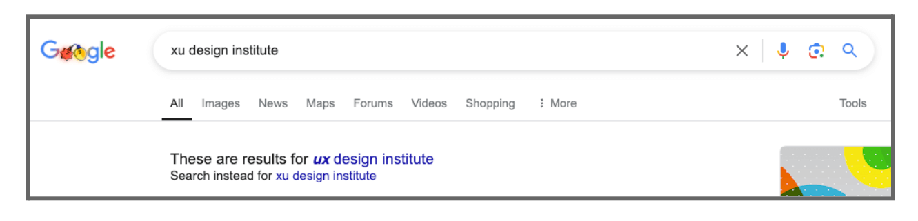 How to design intuitive user interfaces 5 screenshot of google