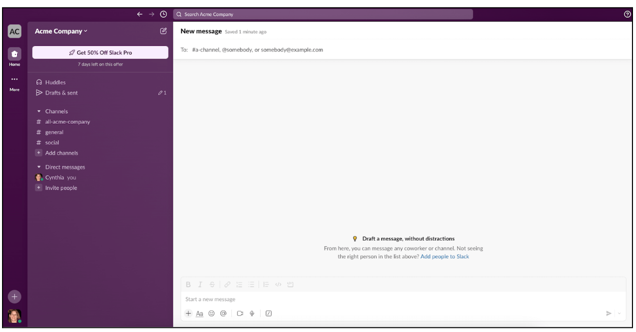 How to design intuitive user interfaces 2 slack interface screenshot