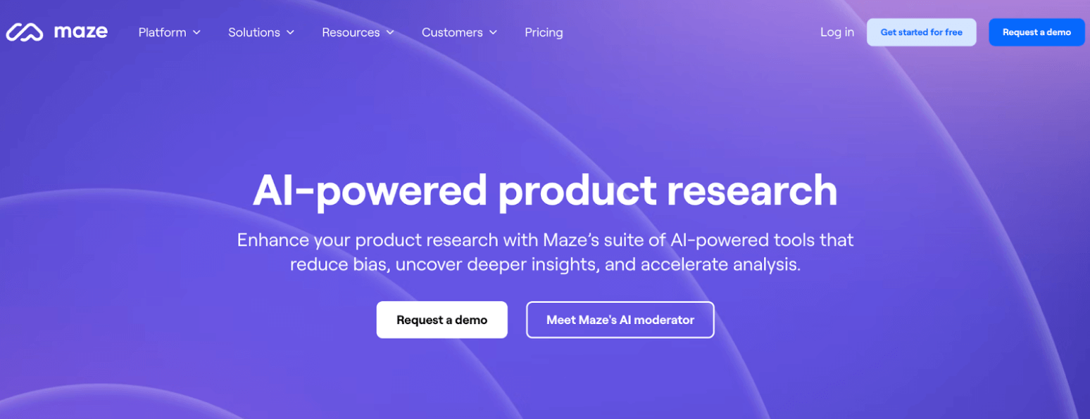 Top AI UX research tools: How to power up your user research 4 Top AI tools for user research - Maze