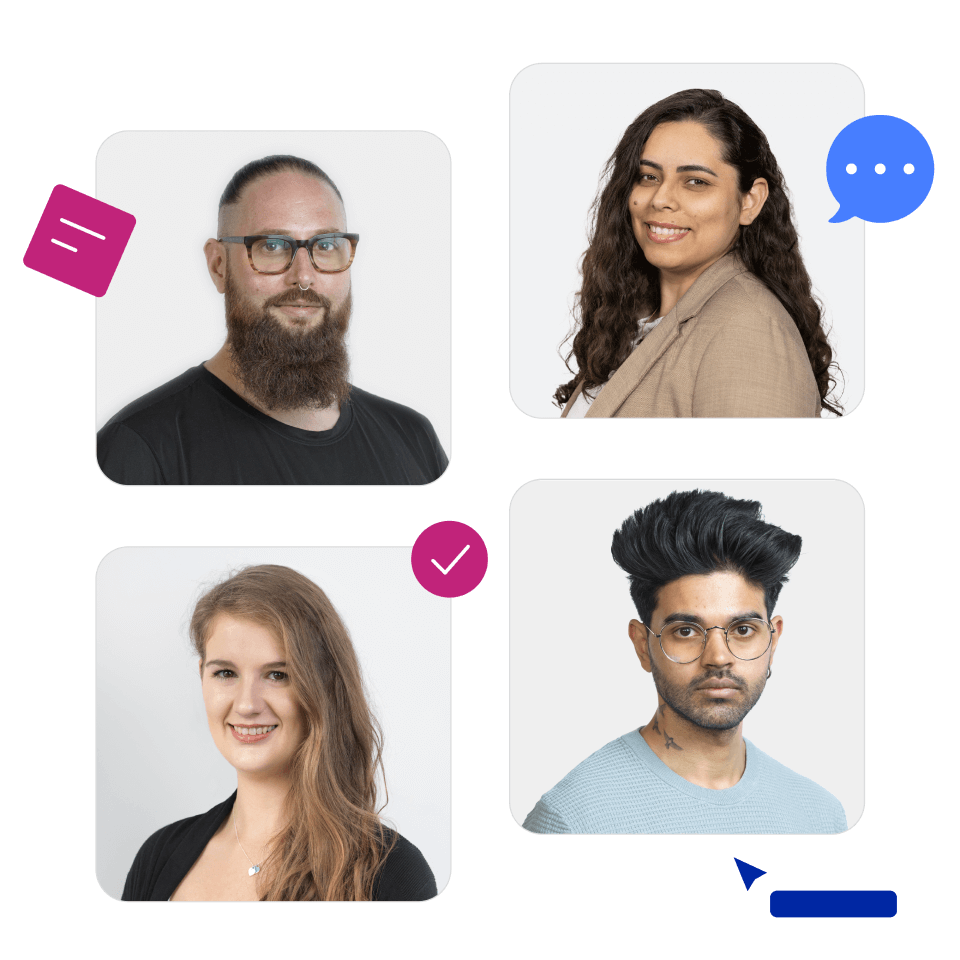 Members of the Student Success Team who provide mentoring and coaching throughout your course